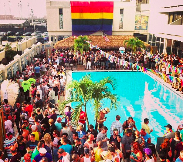 Paradise poolside
